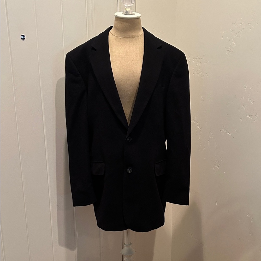 Jonathan Coppley Classic Black Cashmere Men's Blazer